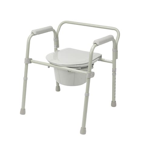 drive medical steel folding frame commode box dimmensions|drive medical commode 11148 1.